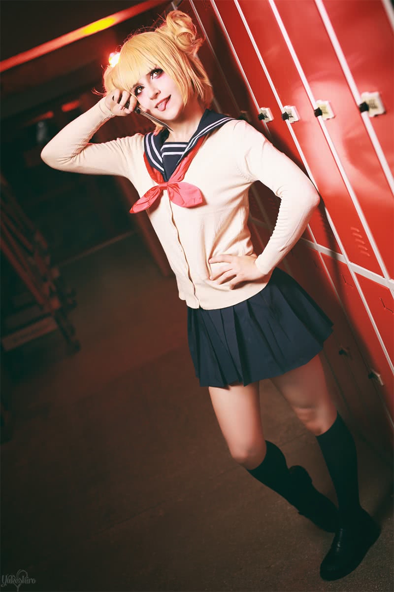 My Hero Academia Himiko Toga Schule Uniform Cosplay Kostüm Anzug