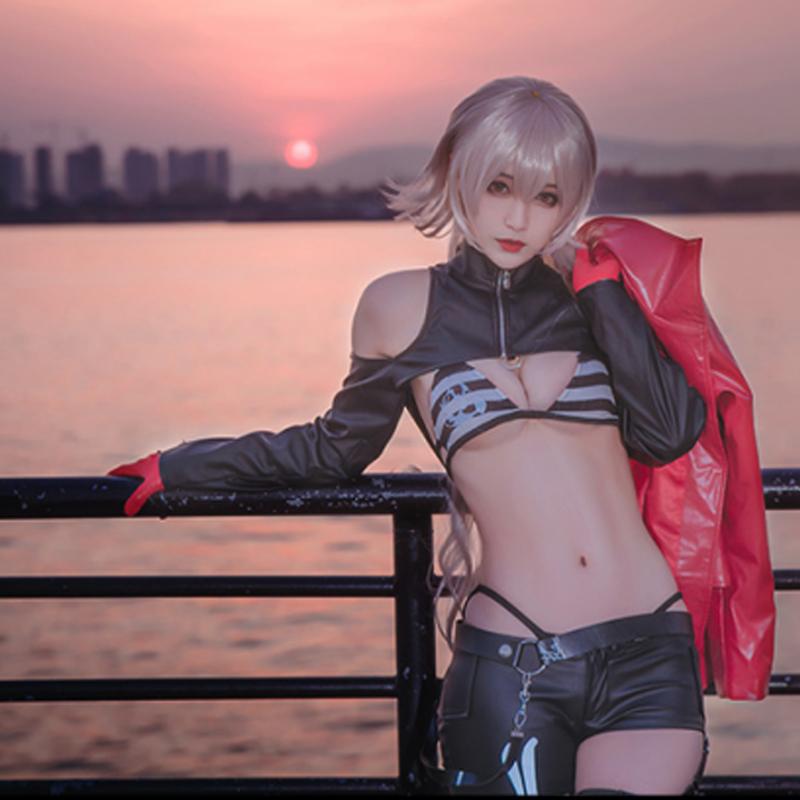 Fate/Grand Order Fate Go Jeanne d'Arc Moon Girlfriend Cosplay Costume