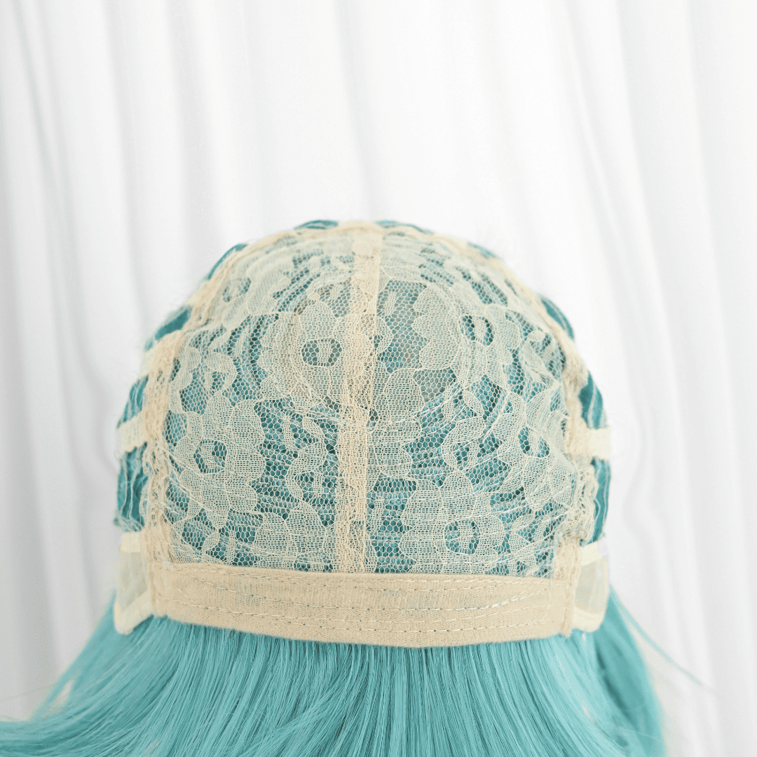 120cm Miku Supper Long Green Cosplay Wigs Straight Clip on Ponytails Full Hair