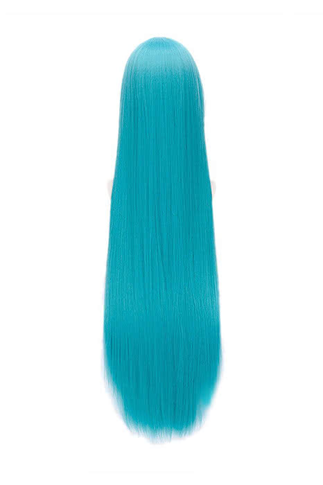 100cm Vocaloid Hatsune Miku Cosplay Wigs Light Blue Straight Woman Wigs