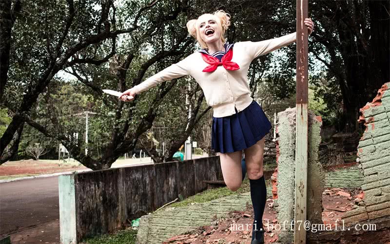 My Hero Academia Himiko Toga Schule Uniform Cosplay Kostüm Anzug