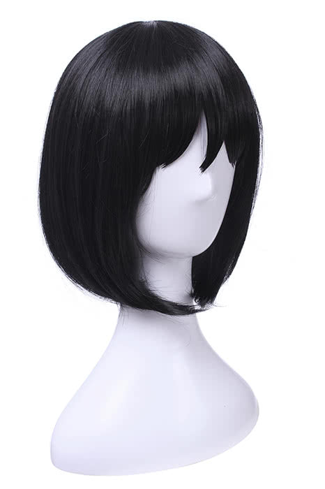 Attack on Titan Mikasa 25cm Short Black Anime Cosplay Wigs
