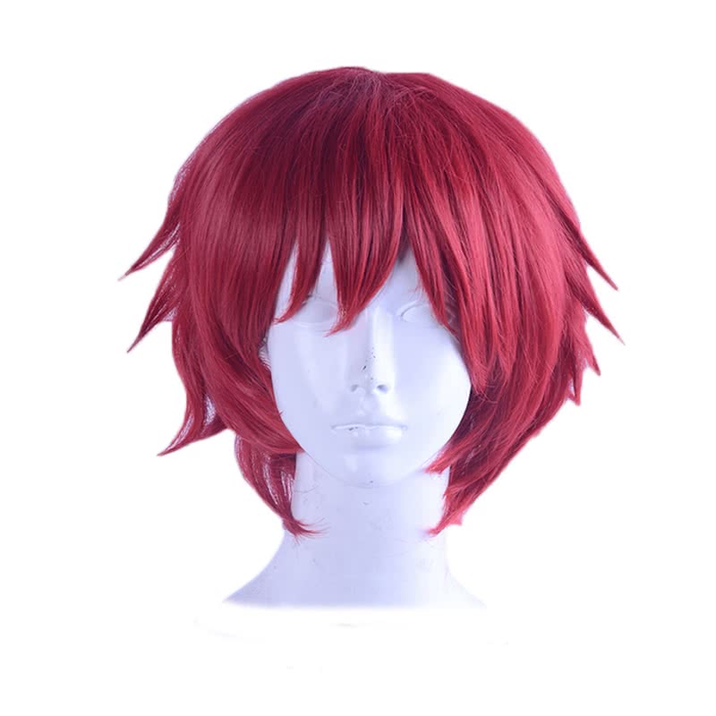 Assassination Classroom Karma Akabane Red Short Cosplay Wig