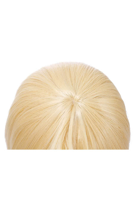35cm short Bob cosplay wig Attack on Titan Amin Arnold milk golden hair