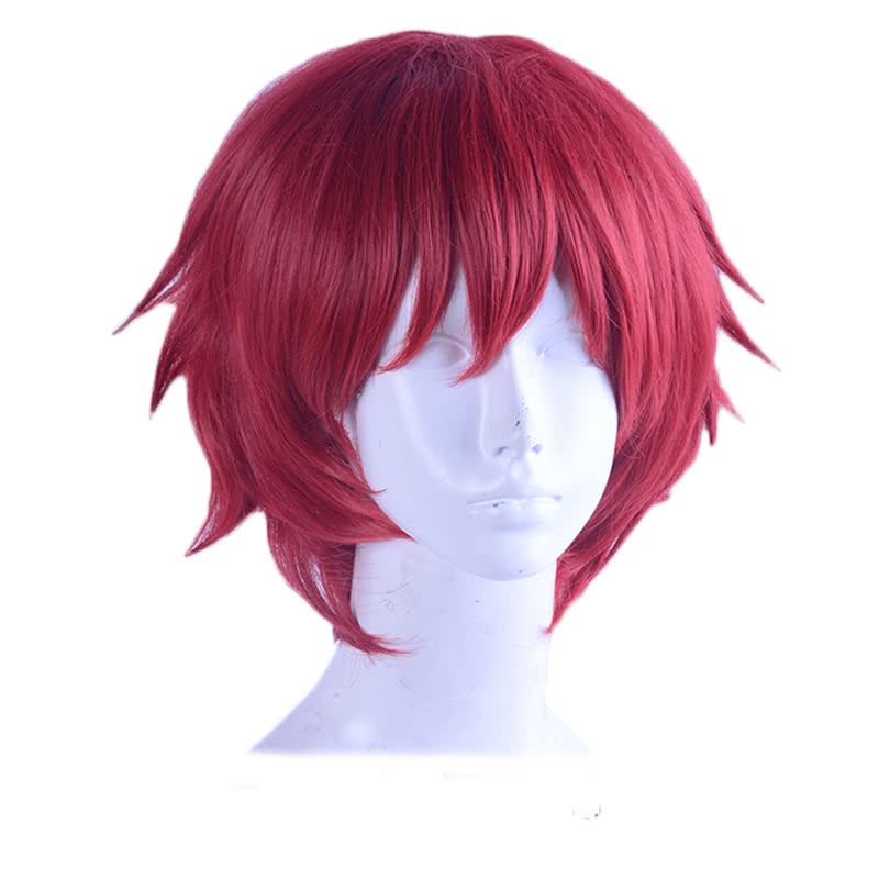 Assassination Classroom Karma Akabane Red Short Cosplay Wig
