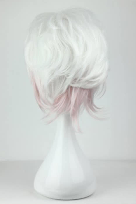 32cm Short Gradient White Diabolik Lovers Subaru Sakamaki Cosplay Wig
