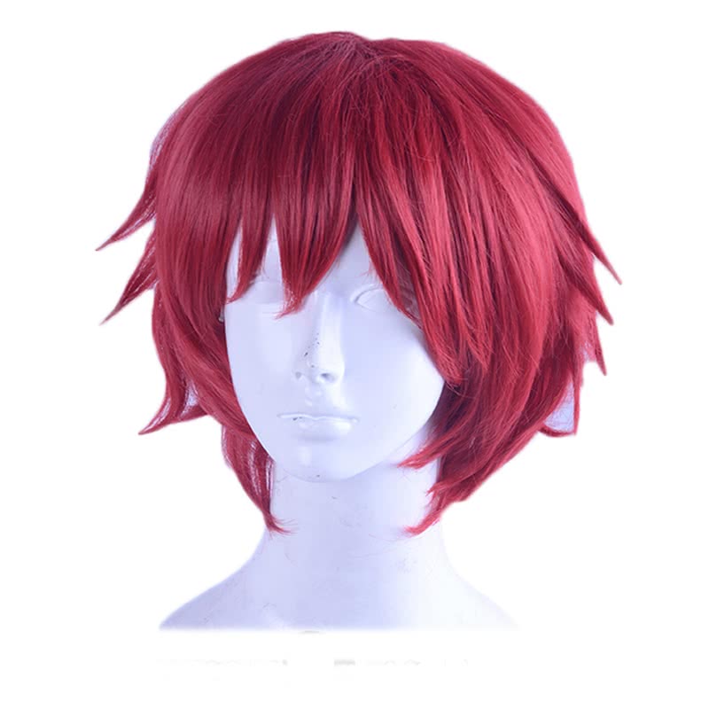 Assassination Classroom Karma Akabane Red Short Cosplay Wig