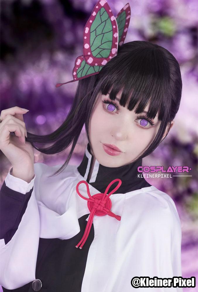 Demon Slayer Tsuyuri Kanawo Female Uniform Cosplay Costume