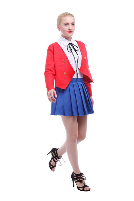 Toradora! Tiger and Dragon Aisaka Taiga Red Uniform Cosplay Costumes