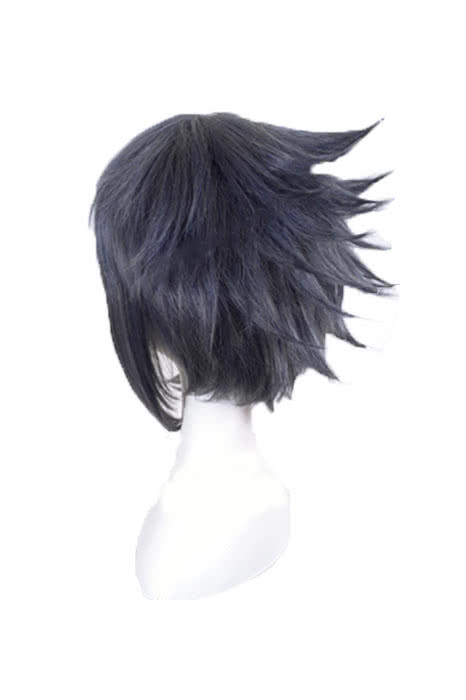 Final Fantasy Noctis Black Mixed Grey and Blue Cosplay Wigs