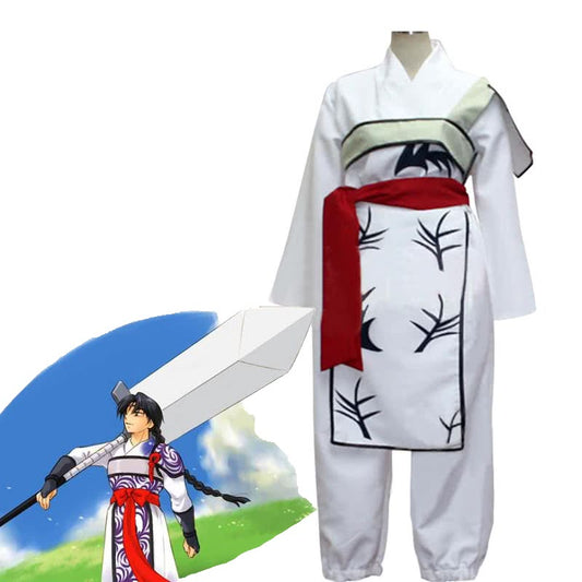 Inuyasha Bankotsu Cosplay Costume Clothing Kimono