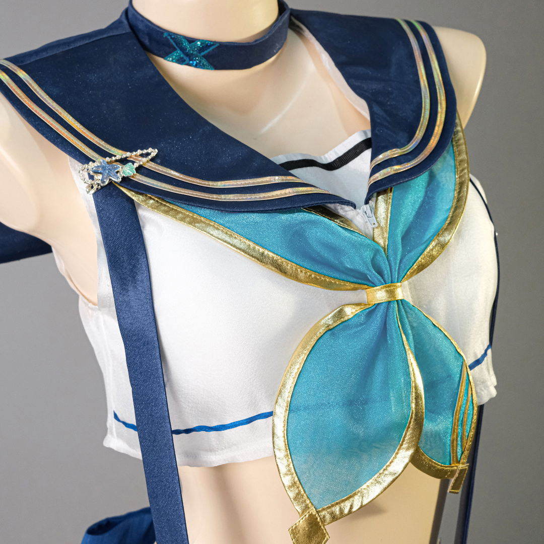 Rolecosplay Genshin Impact Furina Fanart Swimsuit Cosplay Costume