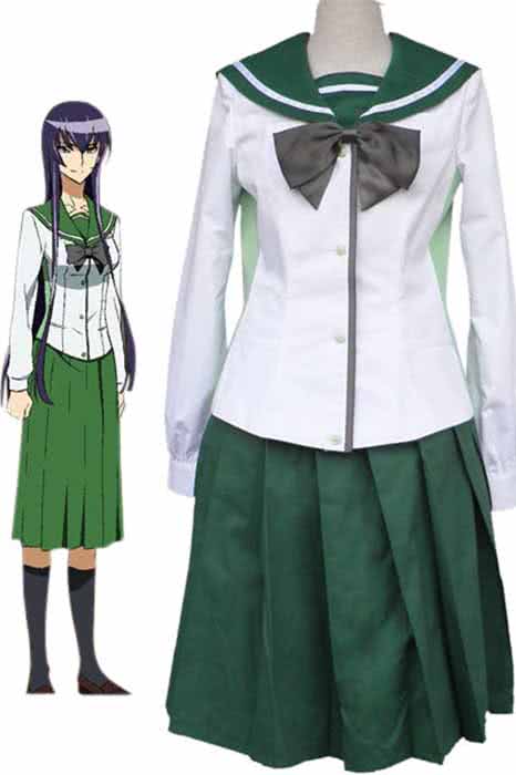 Highschool of the Dead Fujimi 2nd Version High School Girl's School Uniform