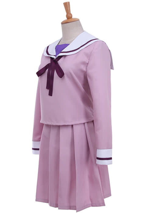 Noragami Aragoto Hiyori Iki Cosplay Costume Purple Dress