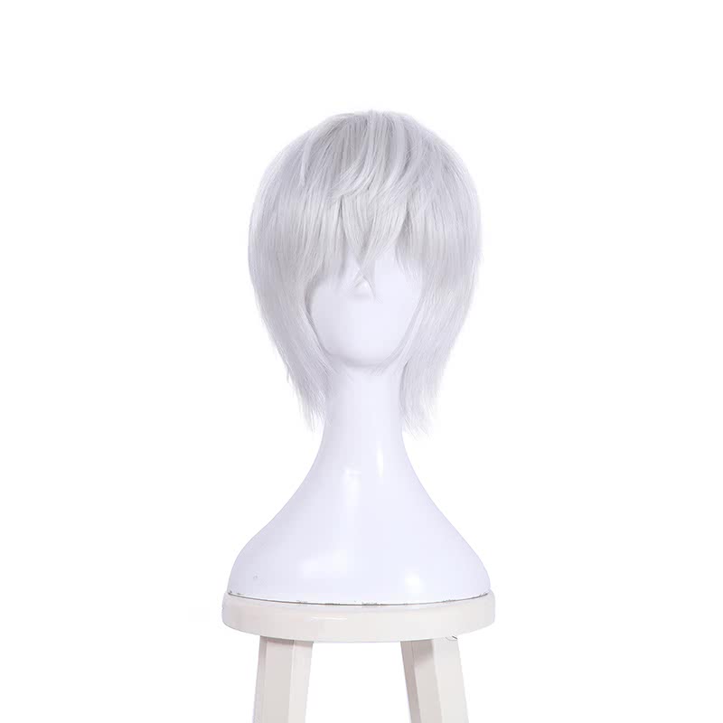 30cm Short Silver White Sakata Gintoki Gintama Cosplay wigs