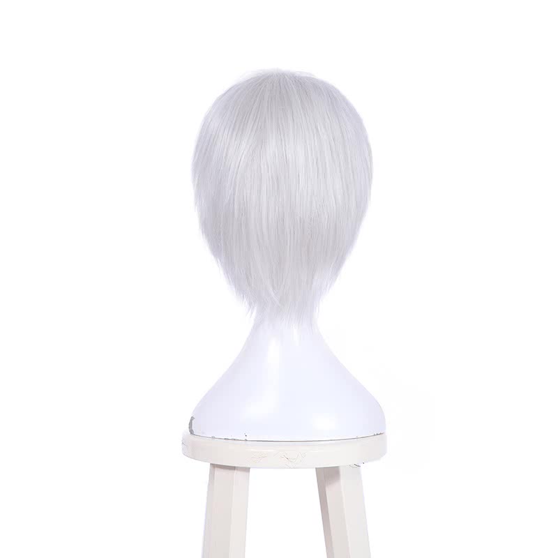 30cm Short Silver White Sakata Gintoki Gintama Cosplay wigs