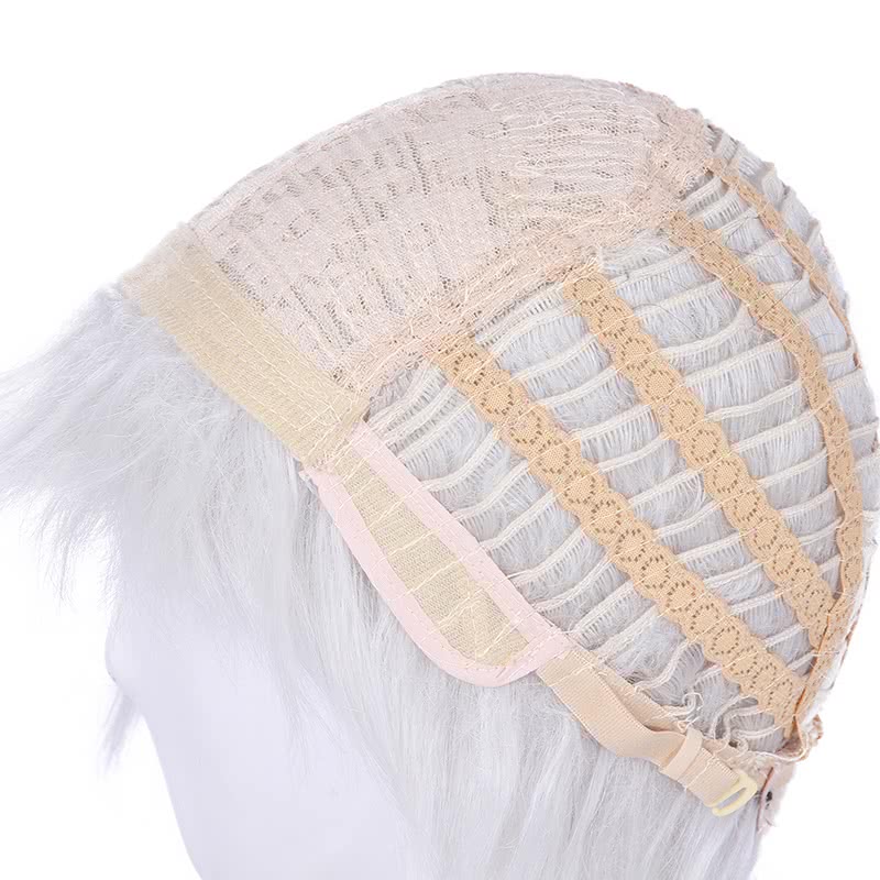 30cm Short Silver White Sakata Gintoki Gintama Cosplay wigs
