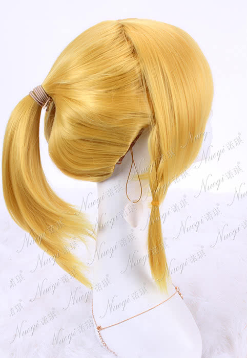 110cm long golden cosplay wig party full ponytail hair New Hot Sword Art Online ALO