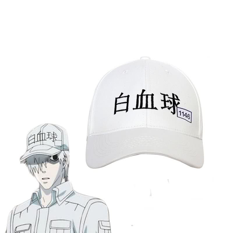 Hataraku Saibou Cells At Work White Blood Cell U-1146 Cosplay Hat