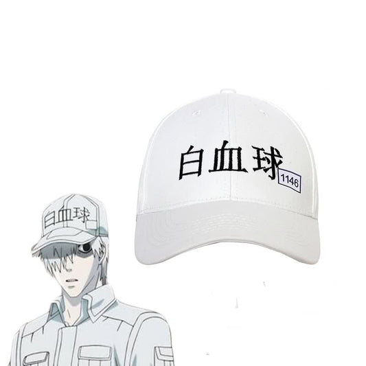 Hataraku Saibou Cells At Work White Blood Cell U-1146 Cosplay Hat