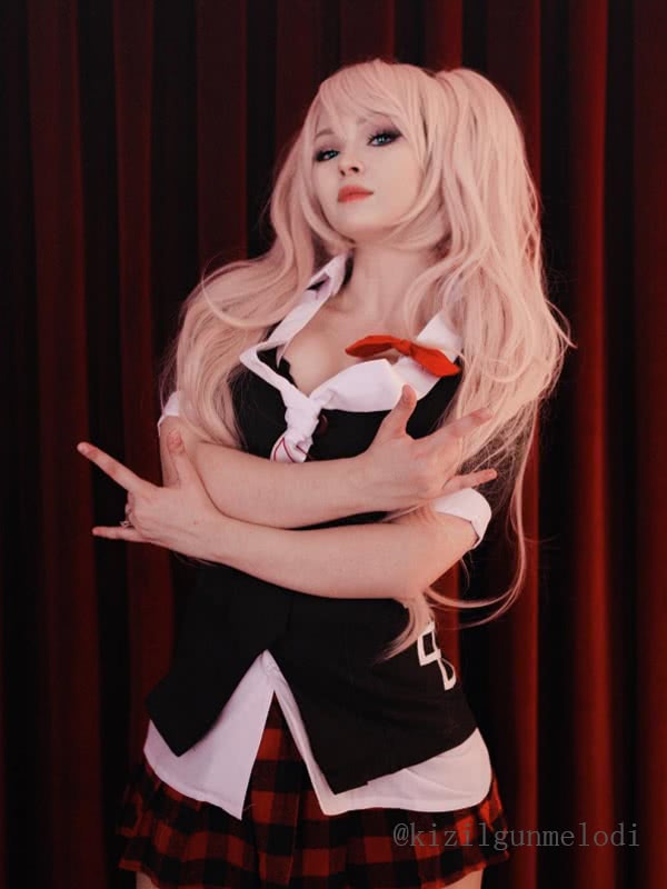 Danganronpa: Trigger Happy Havoc Enoshima Junko Pink Long Cosplay Wig