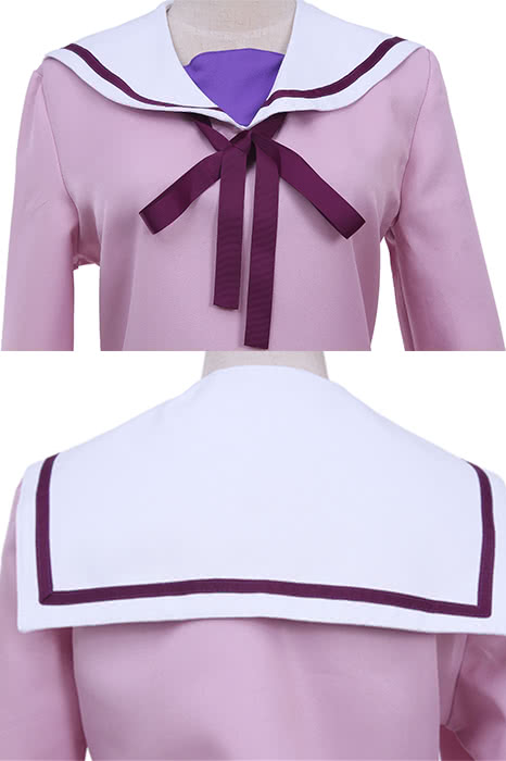 Noragami Aragoto Hiyori Iki Cosplay Costume Purple Dress