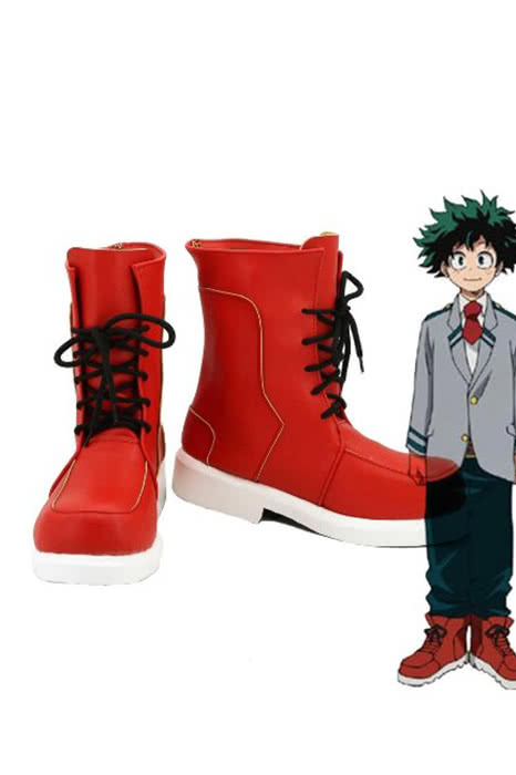 My Hero Academia Izuku Midoriya Anime Cosplay Shoes Ankle Boots