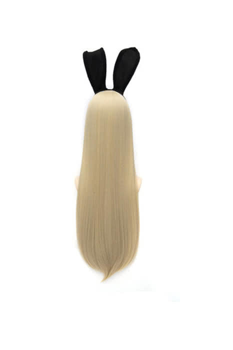 80cm Long Straight Kantai Collection Anime Shimakaze Cosplay Wigs