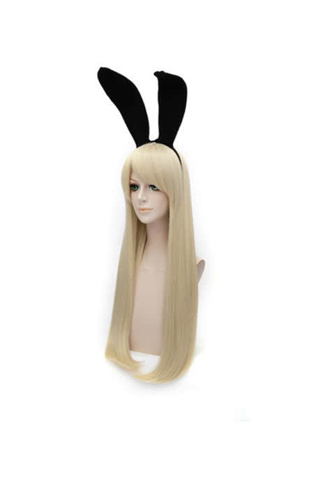 80cm Long Straight Kantai Collection Anime Shimakaze Cosplay Wigs