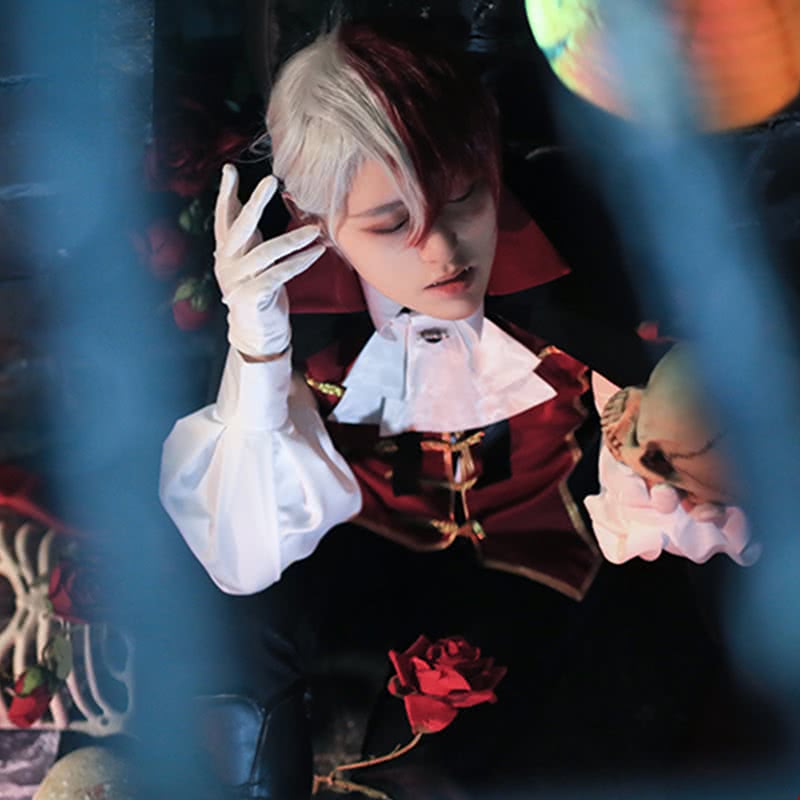 My Hero Academia Shōto Todoroki Anime Halloween Vampire Cosplay Costume
