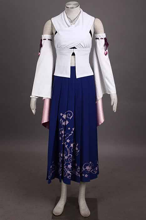 10 - Una Final Fantasy Pack 1 Generation - Summons White And Blue Cosplay Costumes