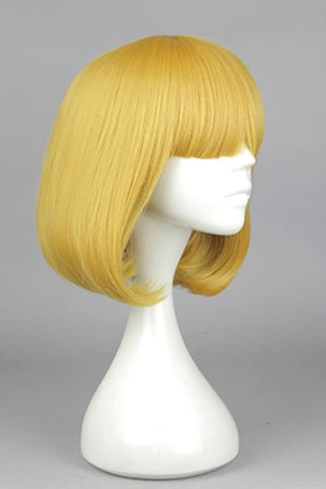 35cm Golden Yellow Prison School Midorikawa Hana Cosplay Wigs