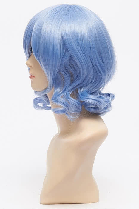 35cm Blue Curly Touhou Project Remilia Scarlet Cosplay Wig