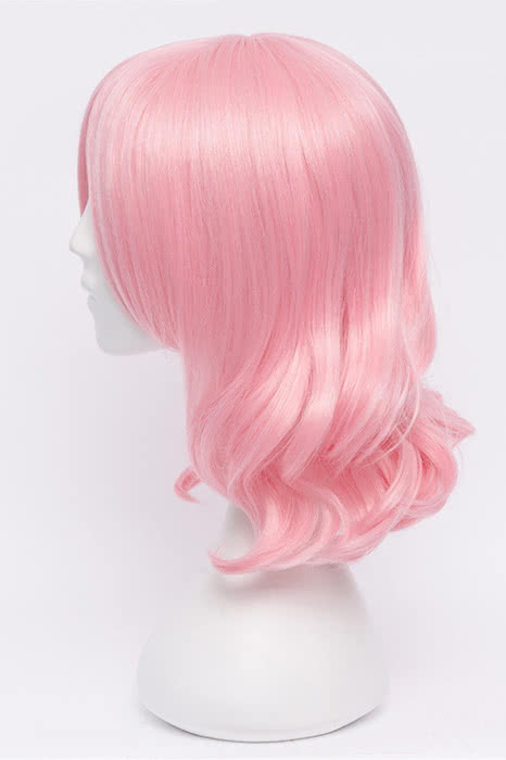 35cm Pink Curly TouHou Project Saigyouji Yuyuko Cosplay Wig