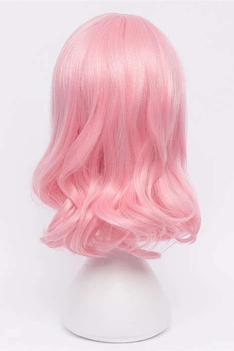 35cm Pink Curly TouHou Project Saigyouji Yuyuko Cosplay Wig