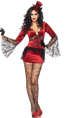 bodysuit adult Vampire halloween costume spider female demon clothing