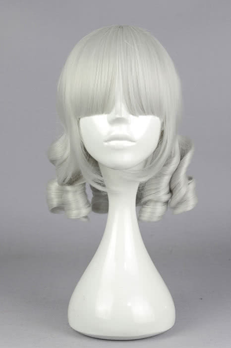 Silvery white