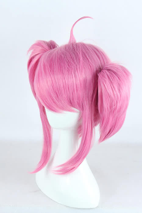 35cm Pink League Of Legends Star Guardian LUX Cosplay Wig