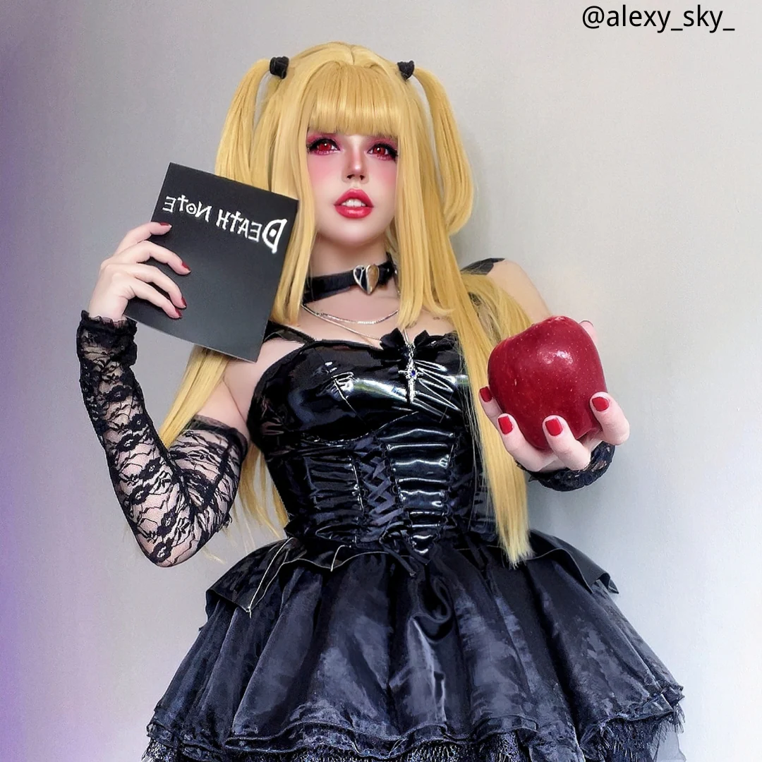 Rolecosplay Death Note Misa Amane Blonde Halloween Cosplay Wig