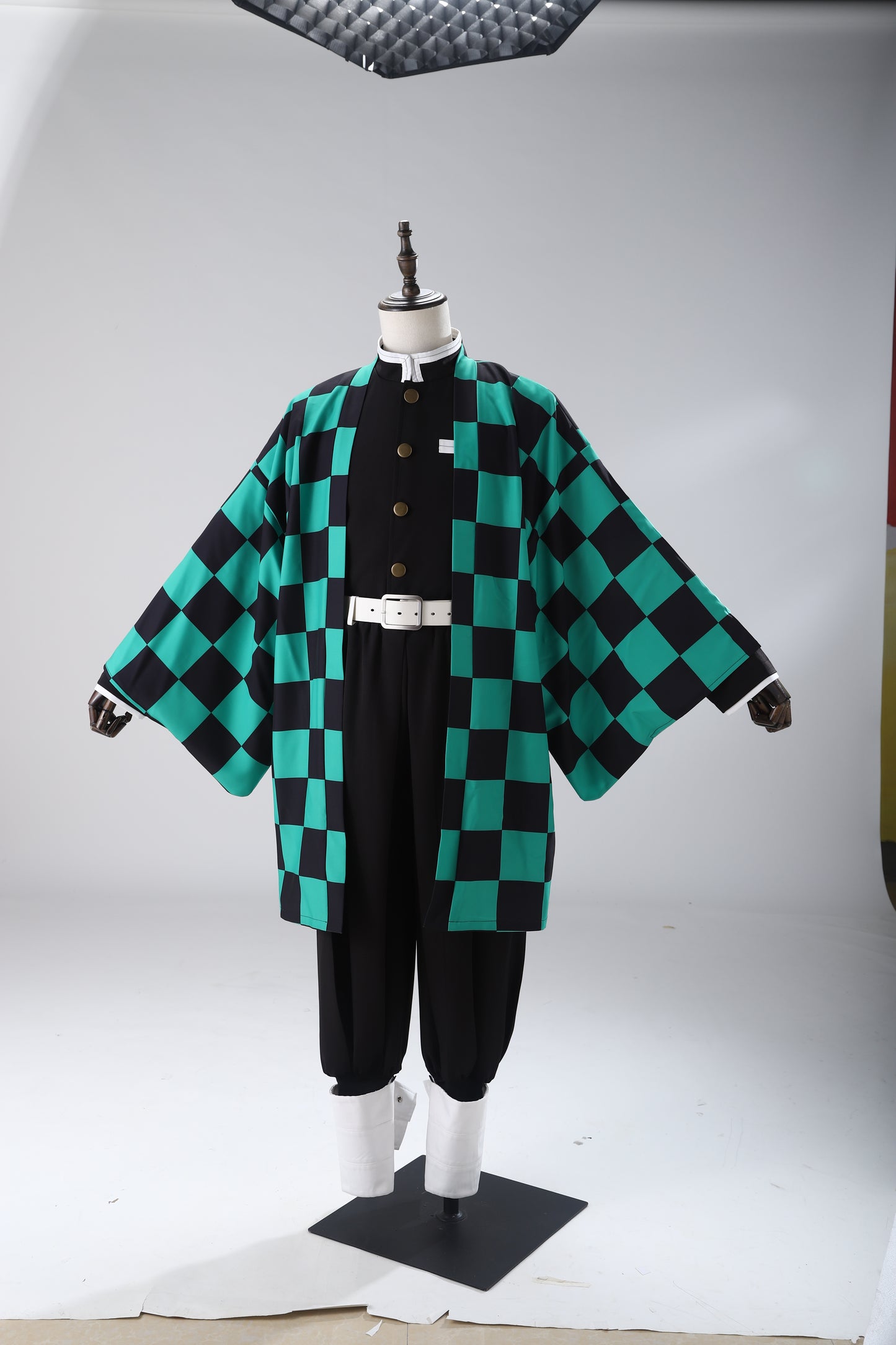 Demon Slayer / Kimetsu no Yaiba Tanjirou Kamado kimono Cosplay Costume 03