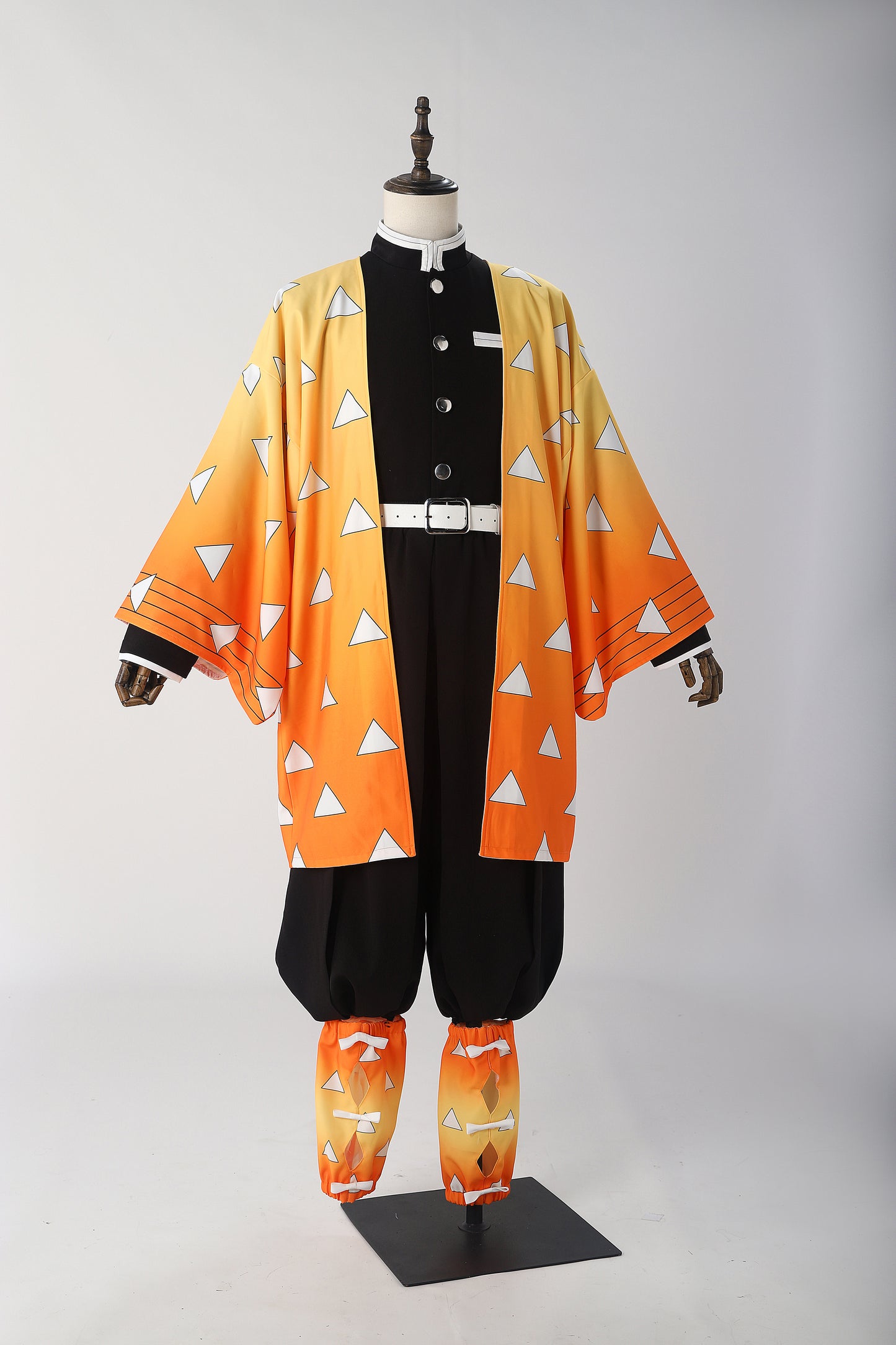 Demon Slayer / Kimetsu no Yaiba Zenitsu Agatsuma kimono Cosplay Costume 02