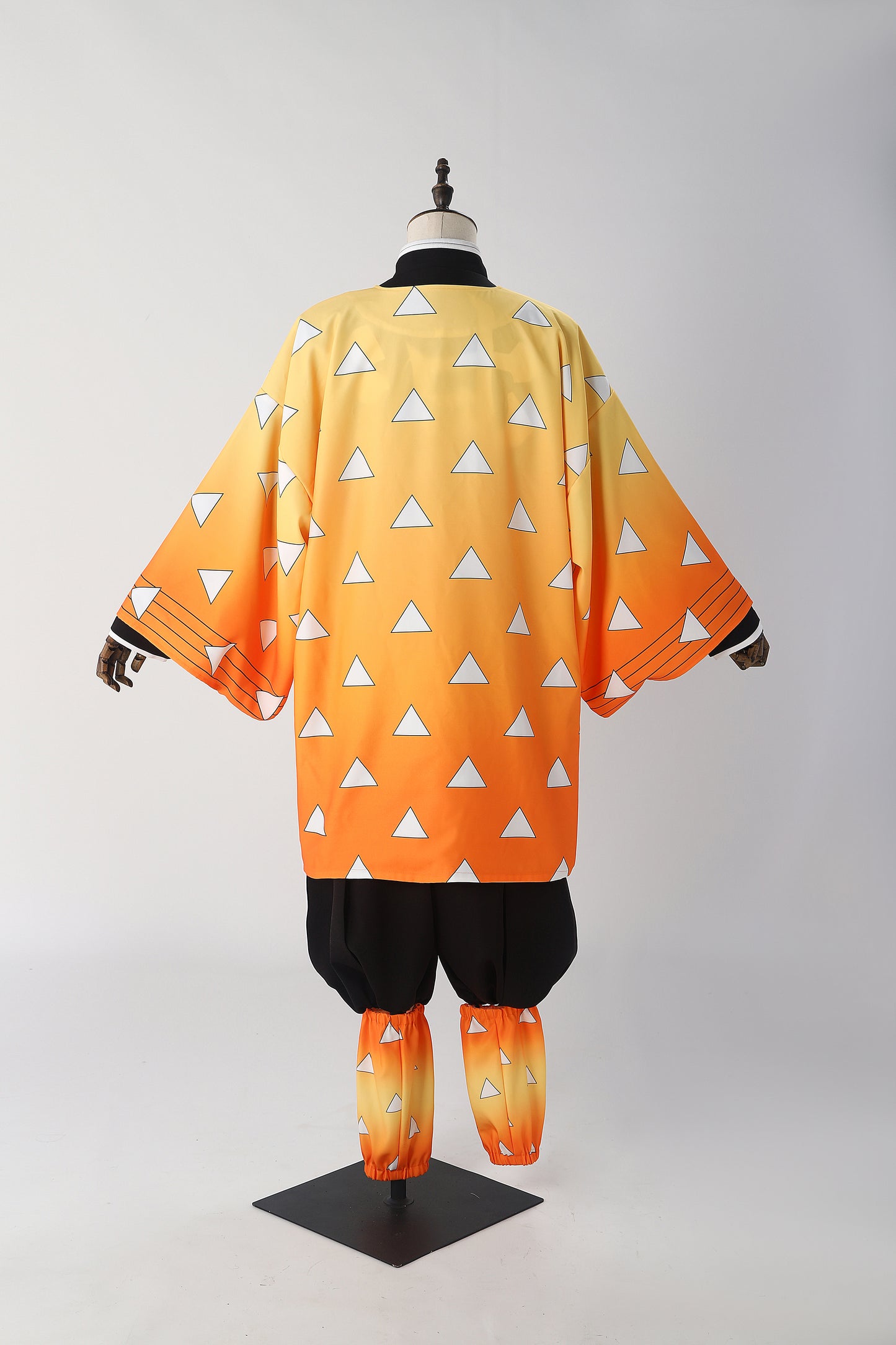 Demon Slayer / Kimetsu no Yaiba Zenitsu Agatsuma kimono Cosplay Costume 03