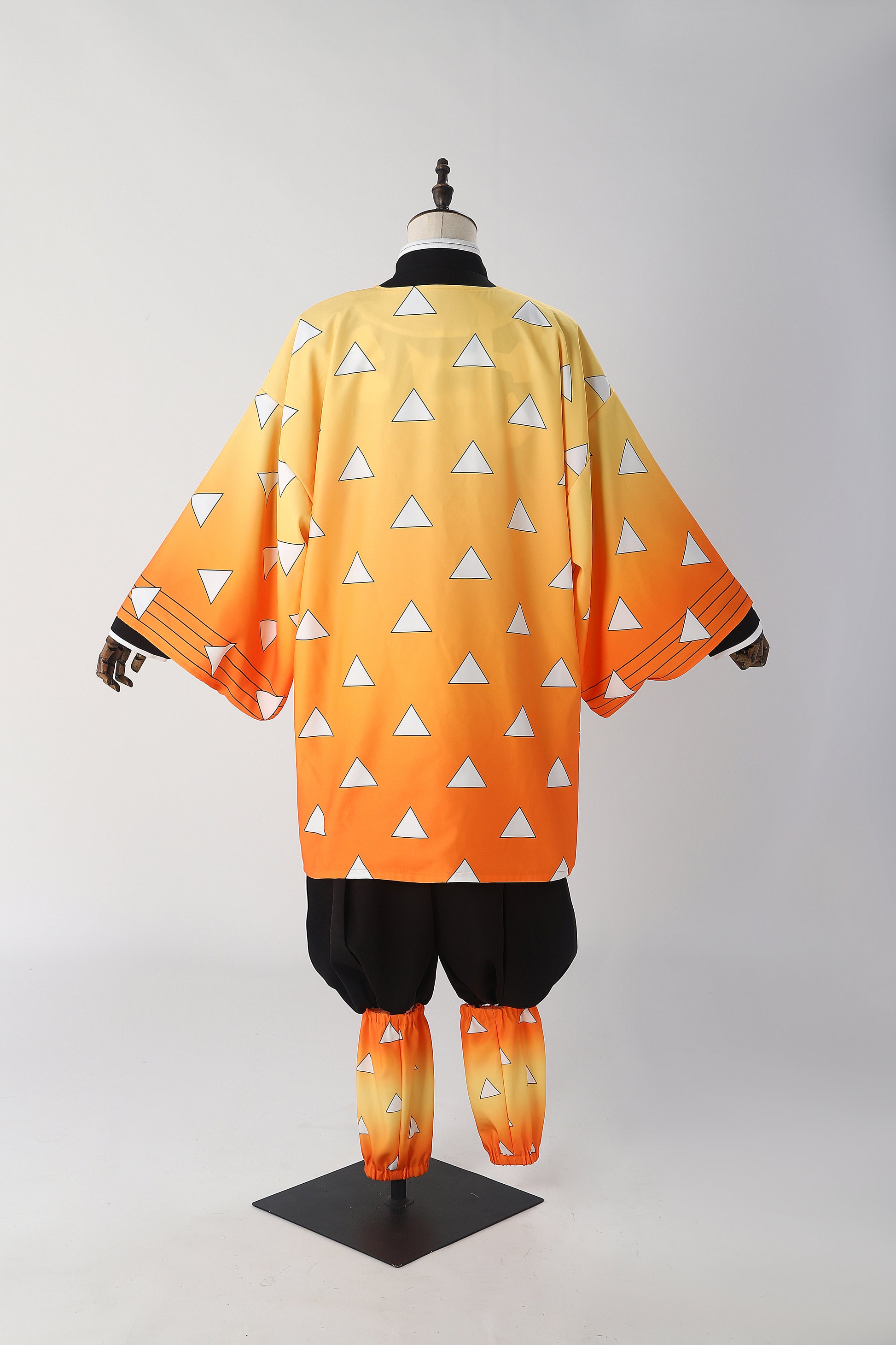 Demon Slayer / Kimetsu no Yaiba Zenitsu Agatsuma kimono Cosplay Costume 03
