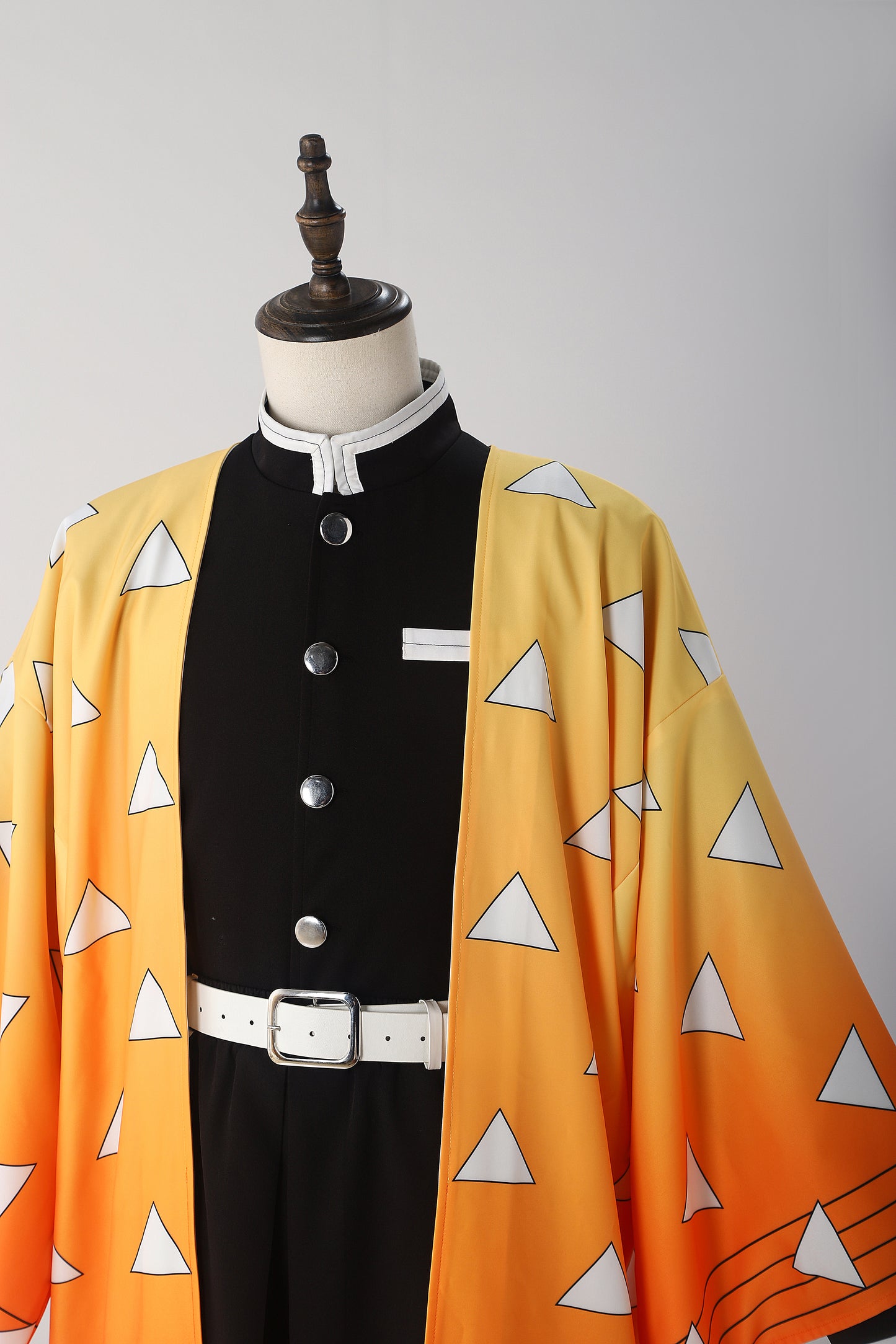 Demon Slayer / Kimetsu no Yaiba Zenitsu Agatsuma kimono Cosplay Costume 04