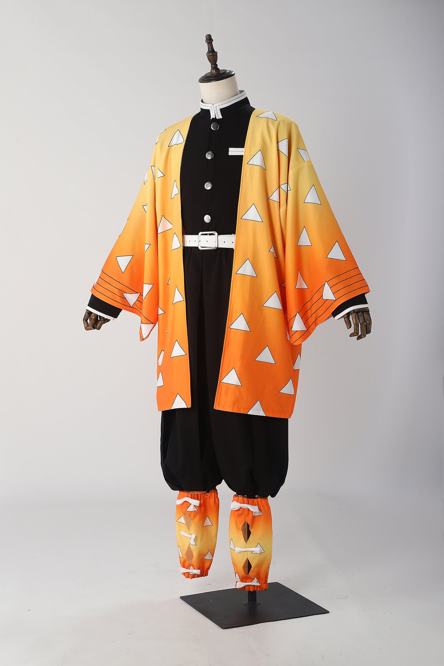 Demon Slayer / Kimetsu no Yaiba Zenitsu Agatsuma kimono Cosplay Costume 06
