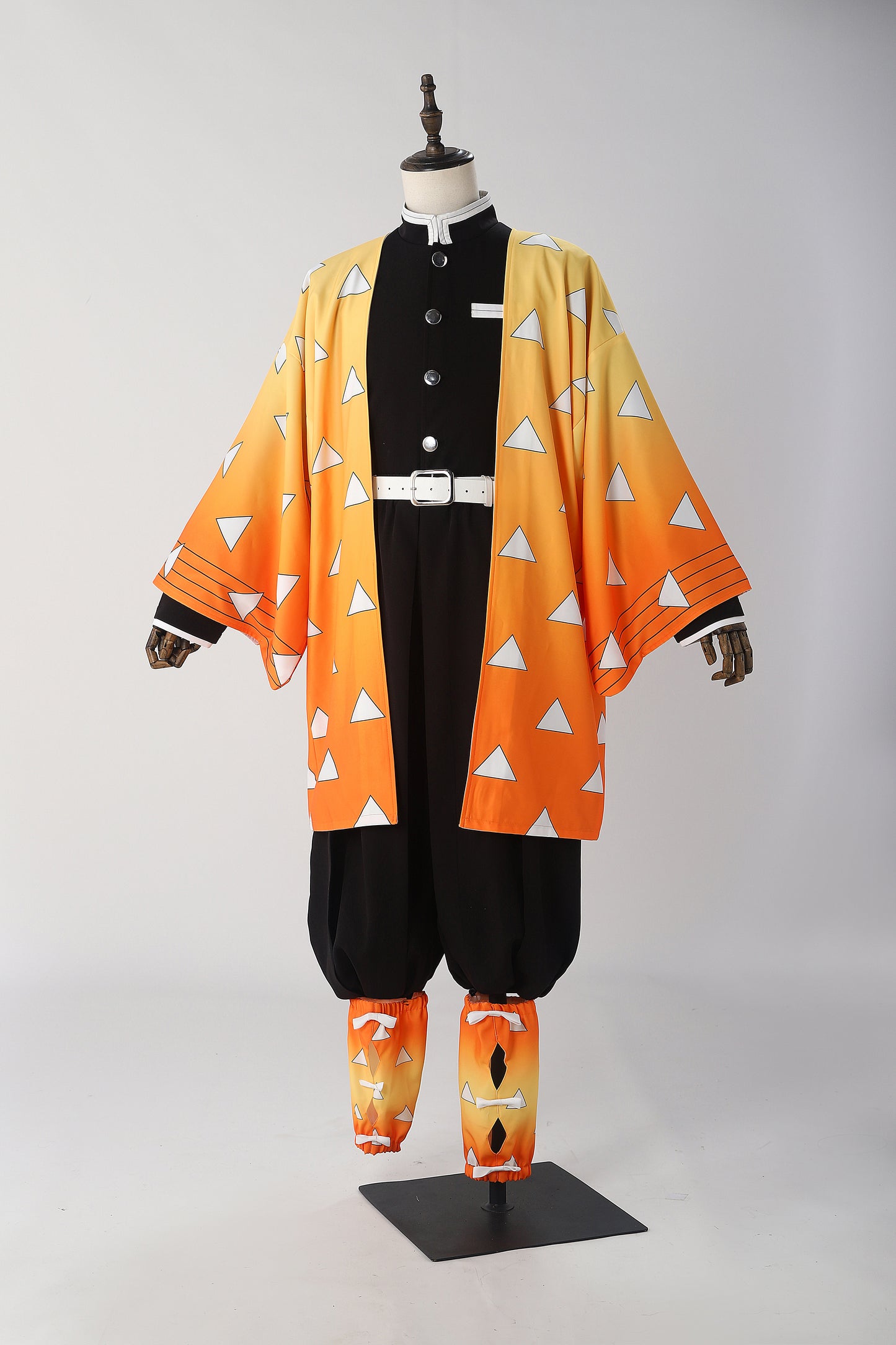 Demon Slayer / Kimetsu no Yaiba Zenitsu Agatsuma kimono Cosplay Costume 07