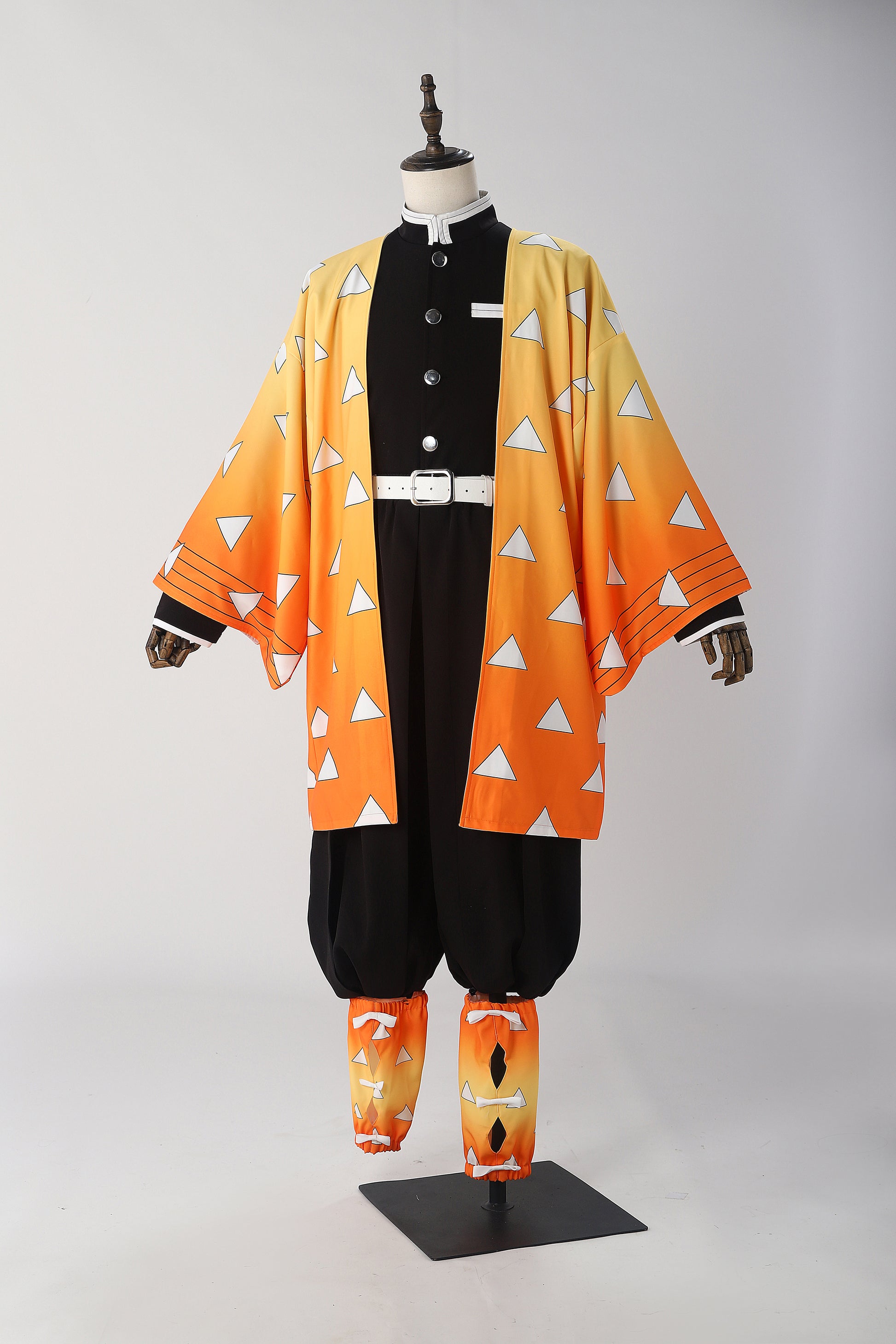 Demon Slayer / Kimetsu no Yaiba Zenitsu Agatsuma kimono Cosplay Costume 07