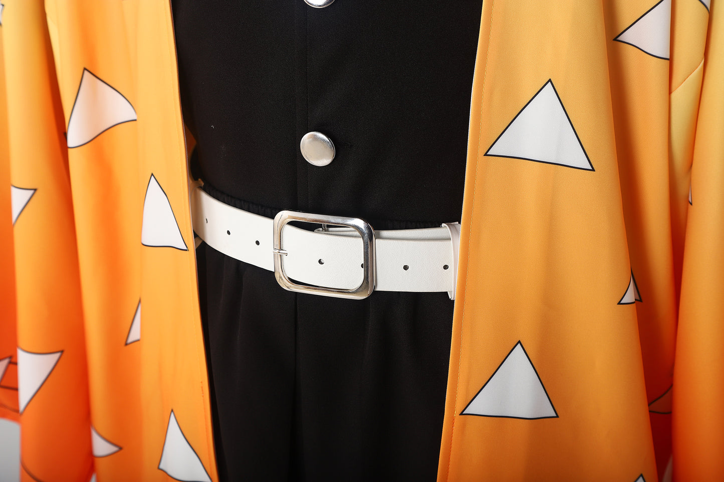 Demon Slayer / Kimetsu no Yaiba Zenitsu Agatsuma kimono Cosplay Costume 8