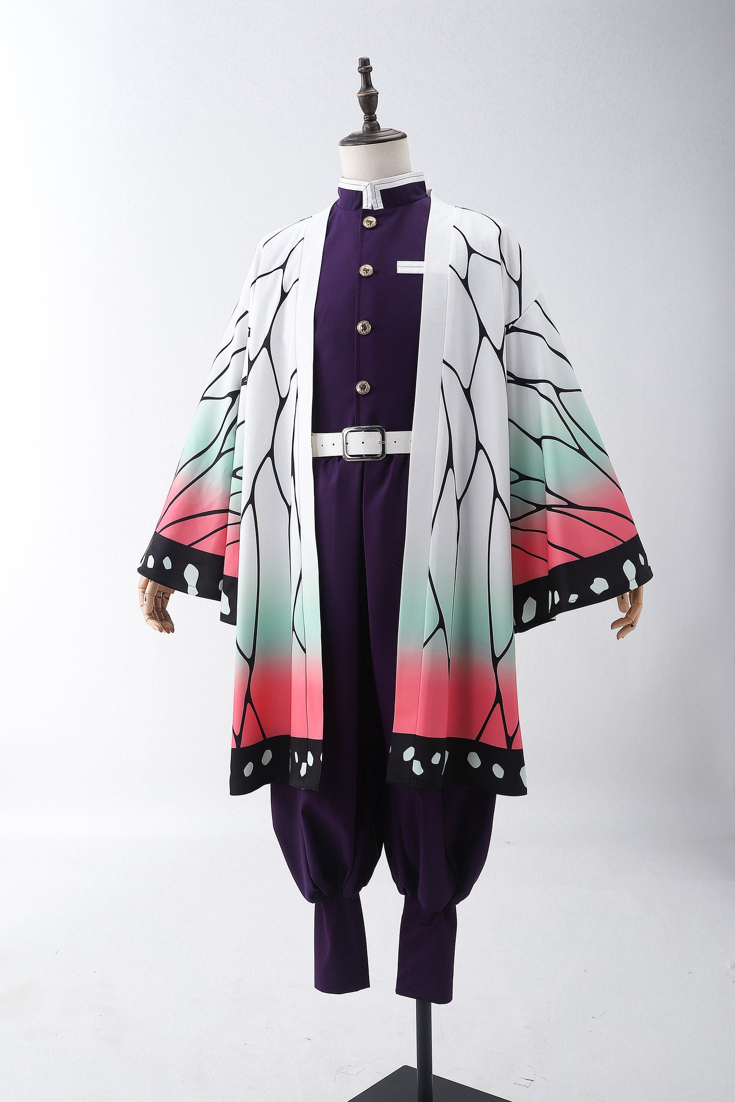 Demon Slayer Kochou Shinobu kimono Cosplay Costume 02