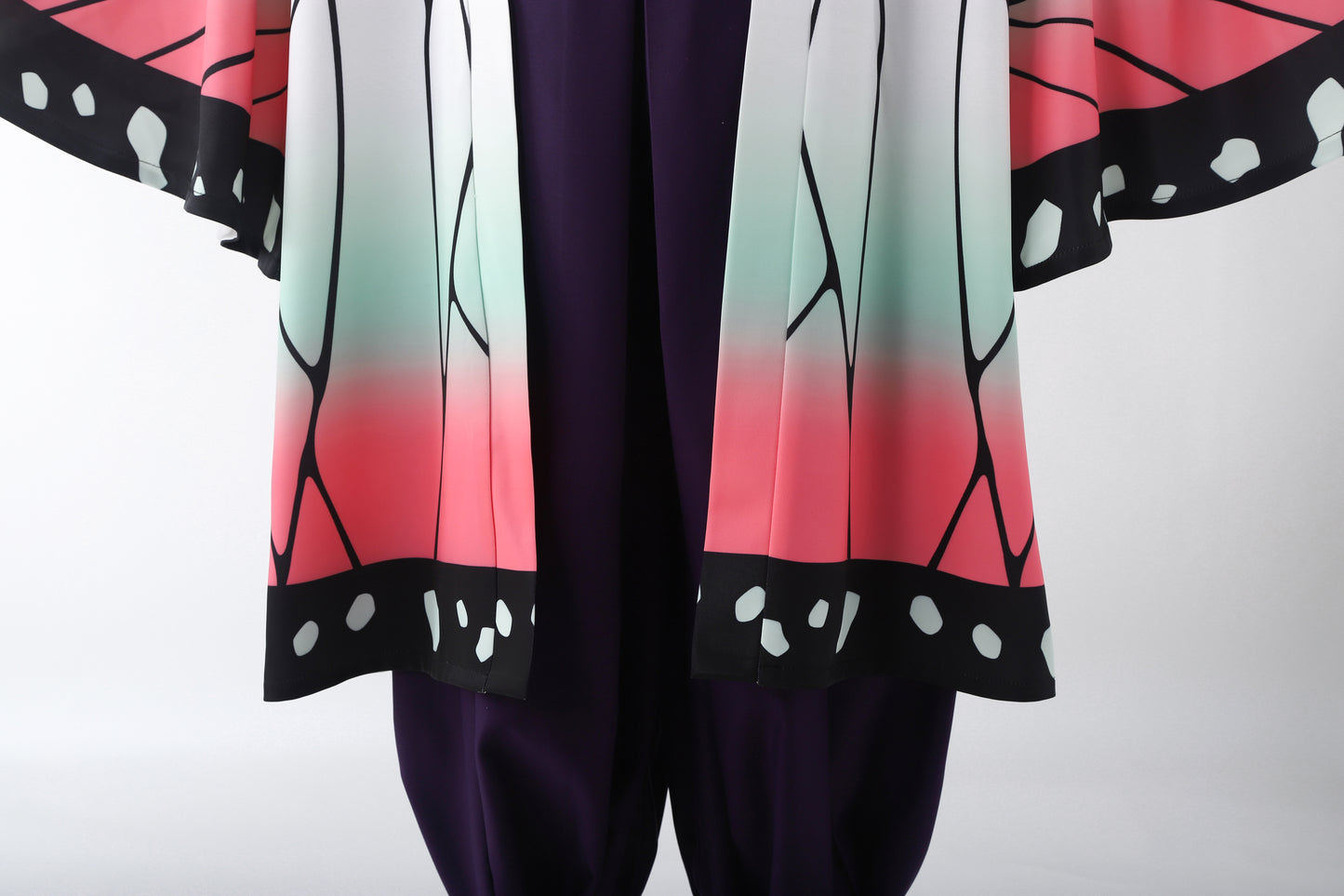 Demon Slayer Kochou Shinobu kimono Cosplay Costume 07